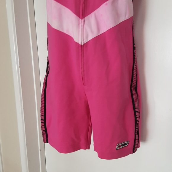 Pink Puma x Fenty by Rihanna Hooded Zip Front Leotard - Picture 5 of 8